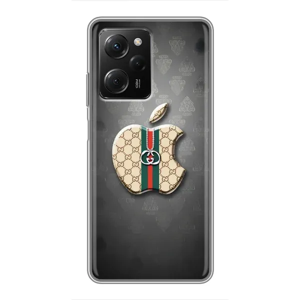 Чохол з принтом «Apple gucci» для Xiaomi POCO X5 Pro (5G)