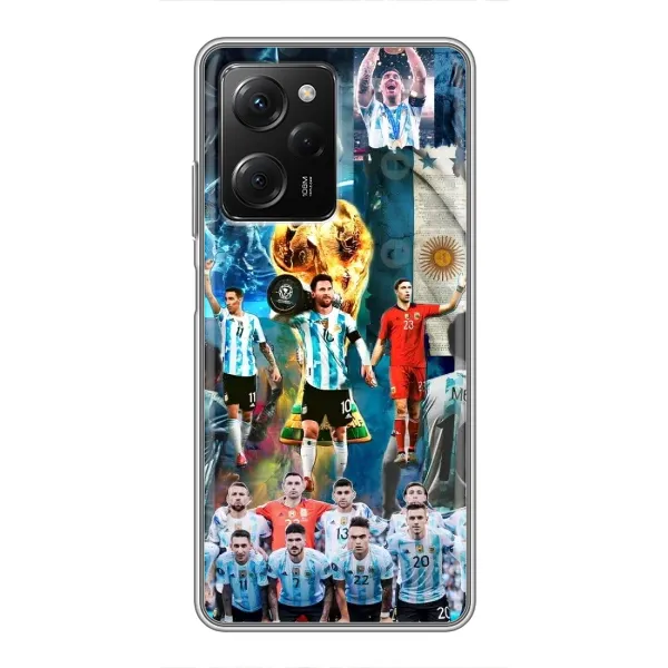 Чохол з принтом «Аргентина Мессі» для Xiaomi POCO X5 Pro (5G)