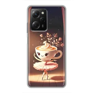 Чехол с мемом Тралалело тралала на Xiaomi POCO X5 Pro (5G) (Балерина капучина)