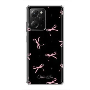 Чохол з бантиками на Сяомі POCO X5 Pro (5G) (Банти на чорному)