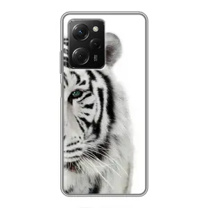 Чохли з картинкою животних Xiaomi POCO X5 Pro (5G) (Білий Тигр)