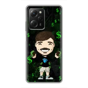 Чохол з принтом «Блогер Beast» для Xiaomi POCO X5 Pro (5G)