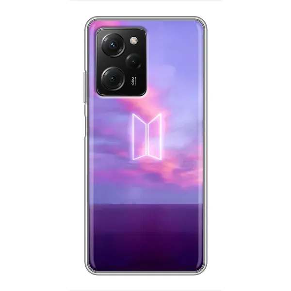 Чохол з принтом «BTS логотип» для Xiaomi POCO X5 Pro (5G)