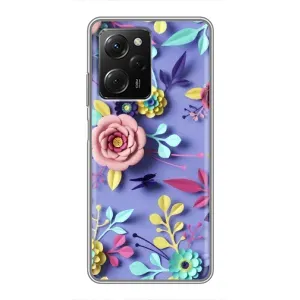 Чехлы с Цветами для Xiaomi POCO X5 Pro (5G) (VPrint) (Цветочный дизайн)