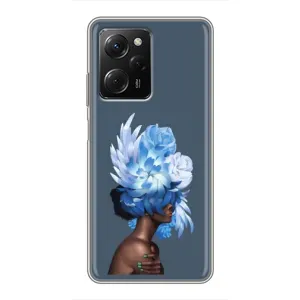 Чехлы (ART) Цветы на Xiaomi POCO X5 Pro (5G) (VPrint) (Цветы на голове)