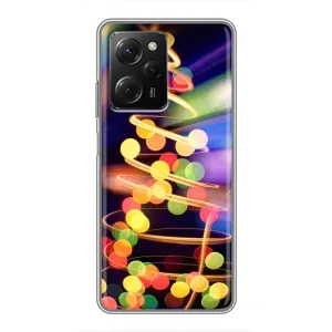 Новорічні Чохли для Сяомі POCO X5 Pro (5G) (VPrint) (Ялинка в огоньках)