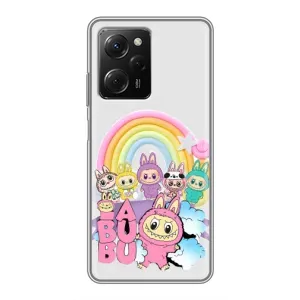 Чохол з Лабубу на Xiaomi POCO X5 Pro (5G) (Фон Лабубу)