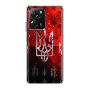 Украинские Чехлы для Xiaomi POCO X5 Pro (5G) с картинкой УПА (AlphaPrint) (ГЕРБ УПА)