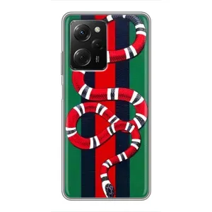 Чехлы ГУЧЧИ для Поко Х5 Про (AlphaPrint) (Gucci змия)