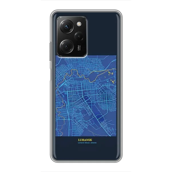 Чохол з принтом «Луганськ» для Xiaomi POCO X5 Pro (5G)