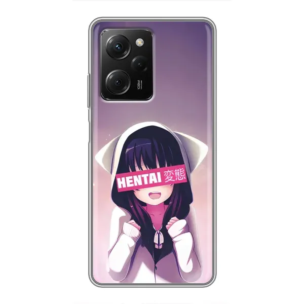Чехол с принтом «Hentai chan» для Xiaomi POCO X5 Pro (5G)