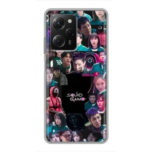 Чохол Гра в кальмара для Xiaomi POCO X5 Pro (5G) (Колаж Гра кальмара)