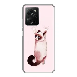 Чохол на Сяомі POCO X5 Pro (5G) з Котиками (VPrint) (Котик падає)