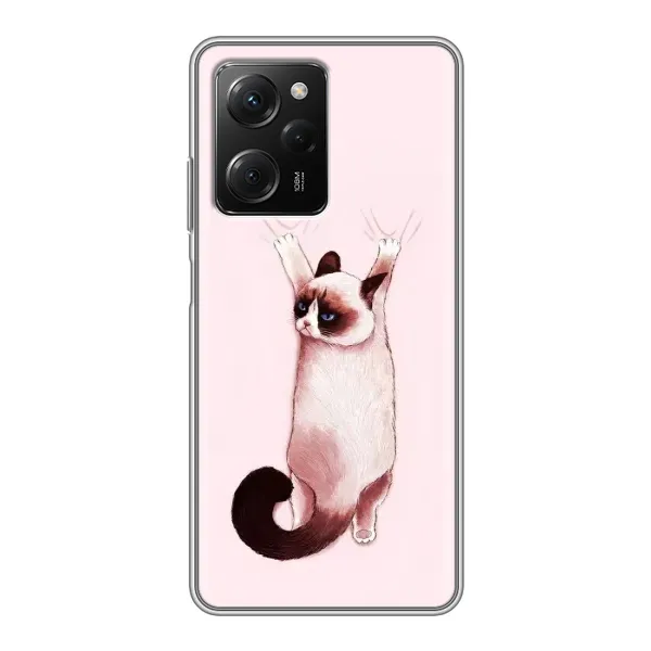 Чехол с принтом «Котик падает» для Xiaomi POCO X5 Pro (5G) Чехол с принтом «Котик падает» для Xiaomi POCO X5 Pro (5G)
