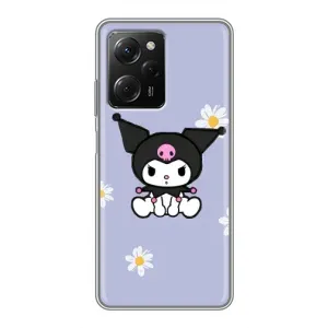 Чохол з кроликом Куромі на Xiaomi POCO X5 Pro (5G) (Куромі в квітах)