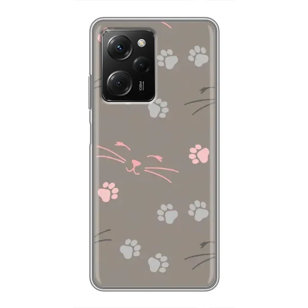 Чохол з принтом «Лапи і вуса» для Xiaomi POCO X5 Pro (5G)