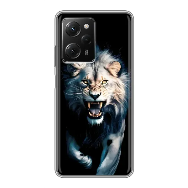Чохол з принтом «Лев у темряві» для Xiaomi POCO X5 Pro (5G)