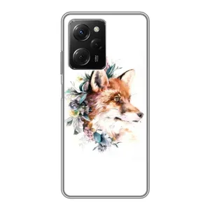 Чохли з картинкою Лисичка для Xiaomi POCO X5 Pro (5G) (VPrint) (Лиса в квітах)
