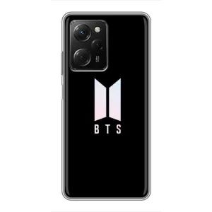 Чохол з принтом «Лого BTS» для Xiaomi POCO X5 Pro (5G)