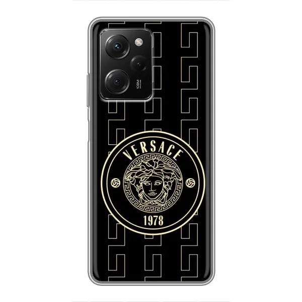 Чохол з принтом «Лого Версаче» для Xiaomi POCO X5 Pro (5G) Чохол з принтом «Лого Версаче» для Xiaomi POCO X5 Pro (5G)