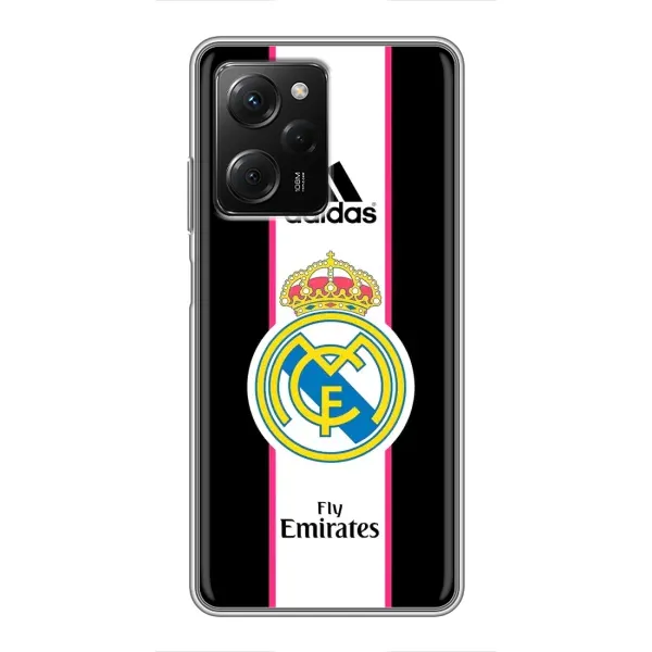 Чохол з принтом «Лого Real Madrid» для Xiaomi POCO X5 Pro (5G)
