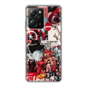 Чохол з принтом «Марвел Комикс» для Xiaomi POCO X5 Pro (5G)