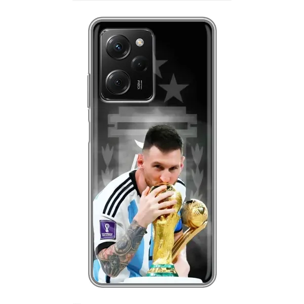 Чохол з принтом «Мессі Чемпіон» для Xiaomi POCO X5 Pro (5G)