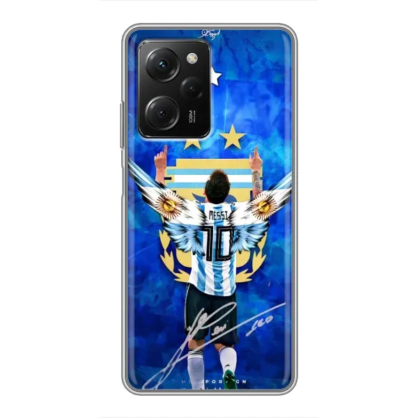 Чохол з принтом «Мессі збірна» для Xiaomi POCO X5 Pro (5G)