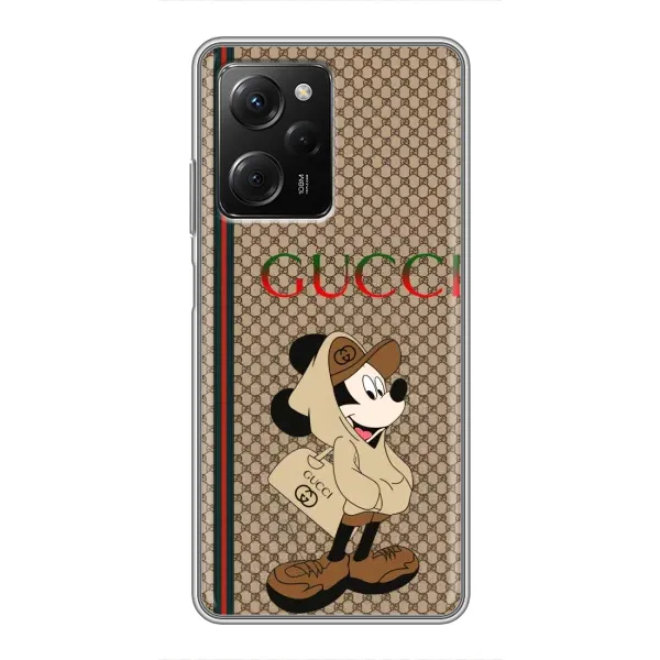 Чохол з принтом «Mickey GUCCI» для Xiaomi POCO X5 Pro (5G)