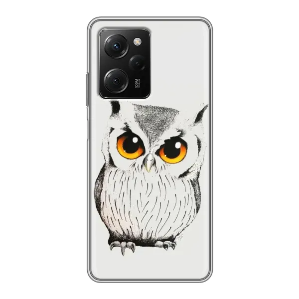 Чохол з принтом «Мила Сова» для Xiaomi POCO X5 Pro (5G) Чохол з принтом «Мила Сова» для Xiaomi POCO X5 Pro (5G)