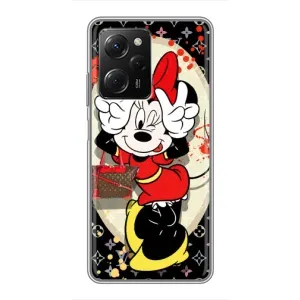 Чехол Disney Mouse Xiaomi POCO X5 Pro (5G) (PREMIUMPrint) (Минни peace)