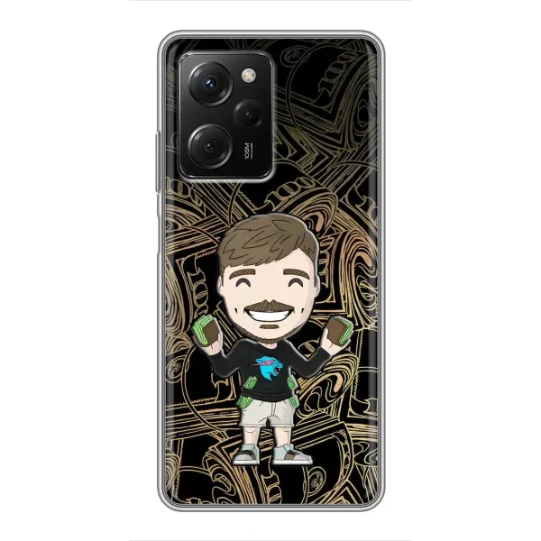 Чохол з принтом «Mister Beast» для Xiaomi POCO X5 Pro (5G) Чохол з принтом «Mister Beast» для Xiaomi POCO X5 Pro (5G)