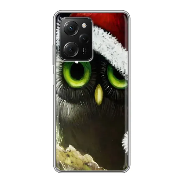 Чехол с принтом «Новогодняя Сова» для Xiaomi POCO X5 Pro (5G) Чехол с принтом «Новогодняя Сова» для Xiaomi POCO X5 Pro (5G)