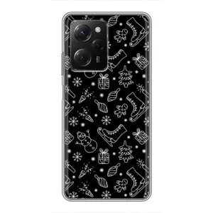 Новорічні, Святкові Чохли для Xiaomi POCO X5 Pro (5G) - 2024 год (Новорічний фон)