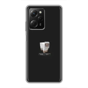 Чохол Майнкрафт на Xiaomi POCO X5 Pro (5G) (AlphaPrint) Minecraft (Овечка Майнкрафт)