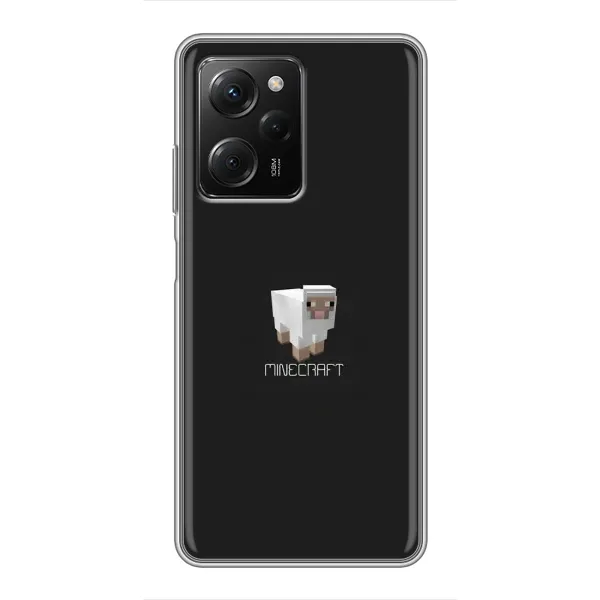 Чохол з принтом «Овечка Майнкрафт» для Xiaomi POCO X5 Pro (5G)