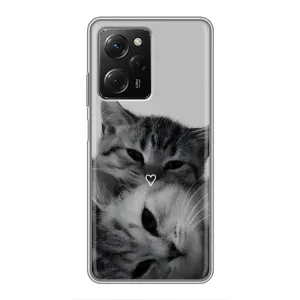 Чохол з малюнком кіт на Xiaomi POCO X5 Pro (5G) (Пара котів)