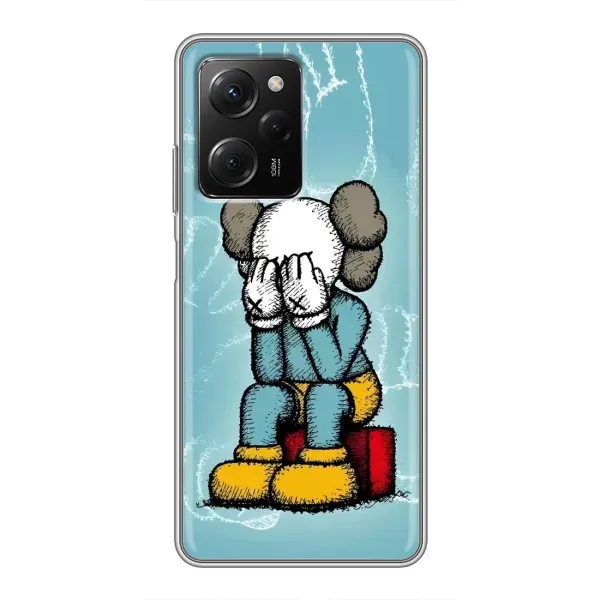 Чохол з принтом «Плач Bearbrick» для Xiaomi POCO X5 Pro (5G)