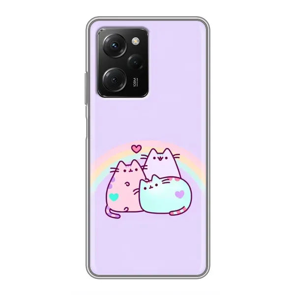 Чехол с принтом «Радужные котики» для Xiaomi POCO X5 Pro (5G) Чехол с принтом «Радужные котики» для Xiaomi POCO X5 Pro (5G)