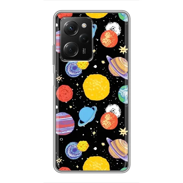 Чехол с принтом «Рисованные планеты» для Xiaomi POCO X5 Pro (5G) Чехол с принтом «Рисованные планеты» для Xiaomi POCO X5 Pro (5G)