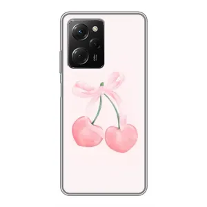 Чохол з принтом «Рожеві вишні» для Xiaomi POCO X5 Pro (5G)