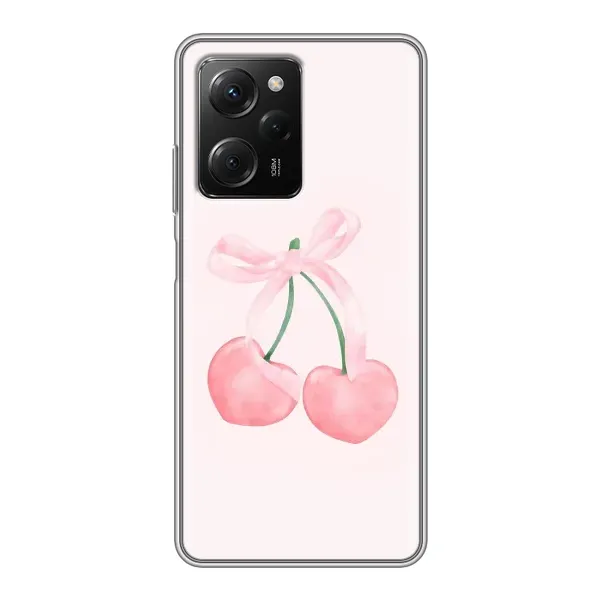 Чохол з принтом «Рожеві вишні» для Xiaomi POCO X5 Pro (5G) Чохол з принтом «Рожеві вишні» для Xiaomi POCO X5 Pro (5G)