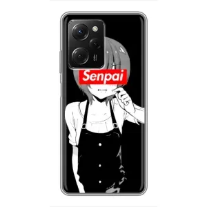 Чехол с принтом «Senpai» для Xiaomi POCO X5 Pro (5G)