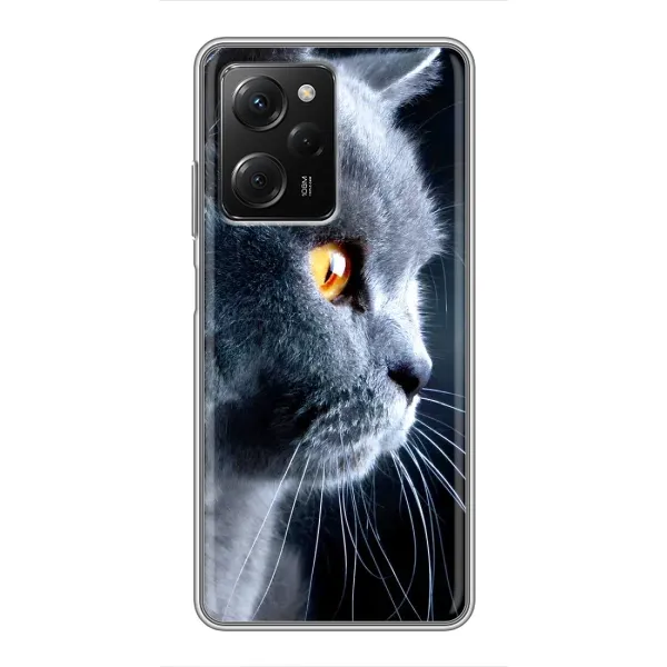 Чохол з принтом «Сірий Кіт» для Xiaomi POCO X5 Pro (5G) Чохол з принтом «Сірий Кіт» для Xiaomi POCO X5 Pro (5G)