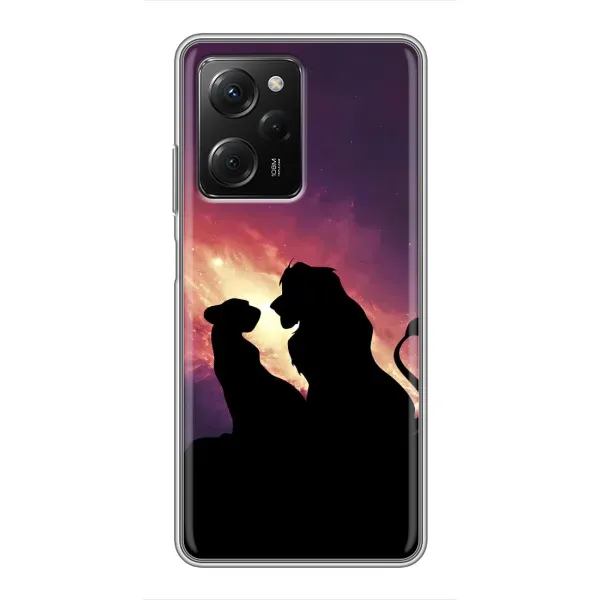 Чохол з принтом «Силует Сімба і Налу» для Xiaomi POCO X5 Pro (5G)