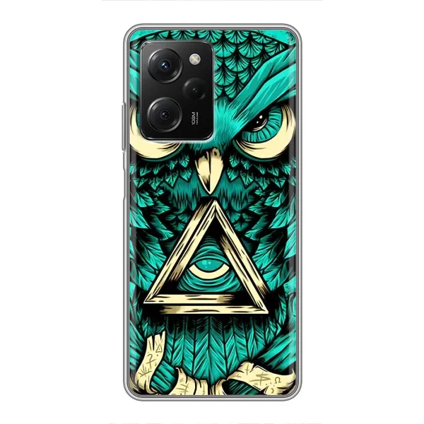 Чохол з принтом «Сова з оком» для Xiaomi POCO X5 Pro (5G) Чохол з принтом «Сова з оком» для Xiaomi POCO X5 Pro (5G)