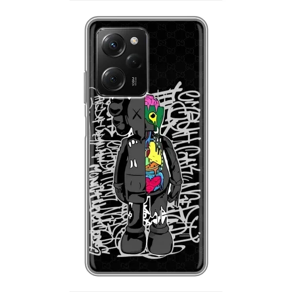 Чохол з принтом «Стиль Bearbrick» для Xiaomi POCO X5 Pro (5G)