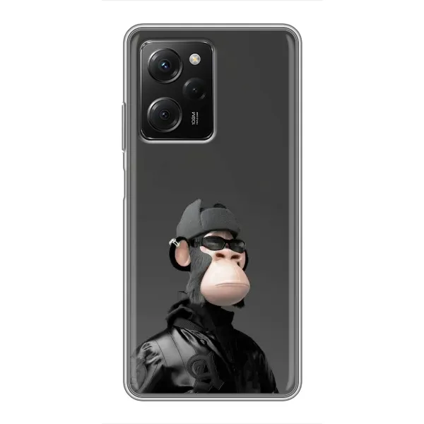 Чохол з принтом «стильна мавпа NFT» для Xiaomi POCO X5 Pro (5G) Чохол з принтом «стильна мавпа NFT» для Xiaomi POCO X5 Pro (5G)