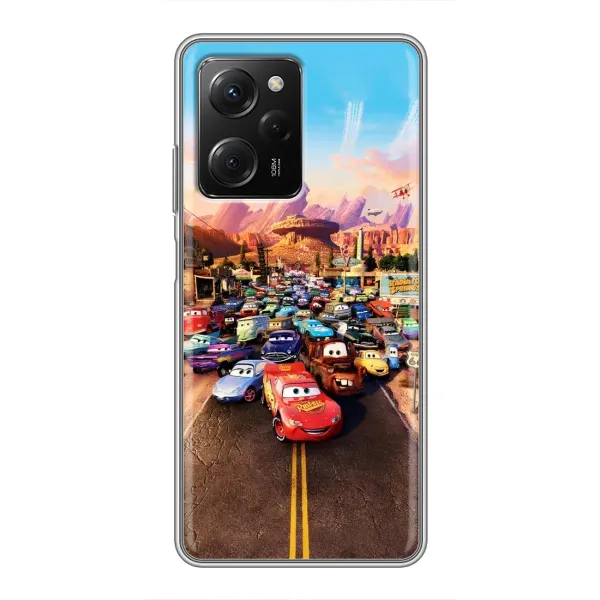 Чохол з принтом «Тачки на трасі» для Xiaomi POCO X5 Pro (5G)