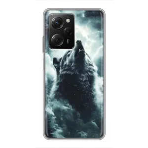 Чохол з картинкою 'Хижаки' для Xiaomi POCO X5 Pro (5G) (Вовк у хмарах)